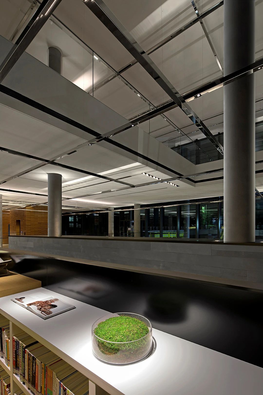 主光源,商业照明,广州图书馆 - 品秀星樾分馆室内灯光设计-光影结合