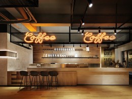 绿地香港盐城咖啡店--以咖啡的醇香，凝练上品生活