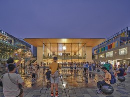 北京灯光设计案例｜Apple苹果旗舰店(三里屯店)