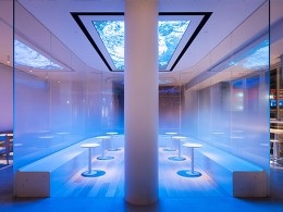 日本灯光设计|大阪极简主义蓝瓶咖啡厅照明设计案例